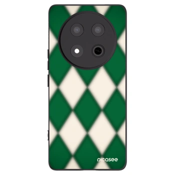 Picasee crna silikonska maskica za Honor Magic7 Lite 5G - Emerald Diamond
