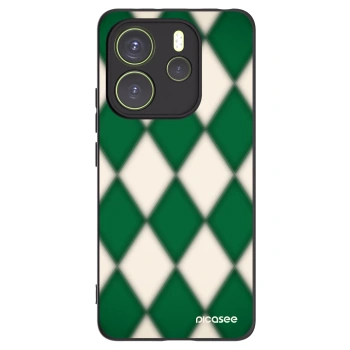 Picasee crna silikonska maskica za Xiaomi Redmi Note 14 4G - Emerald Diamond