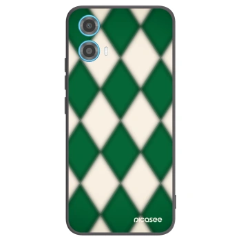 Picasee crna silikonska maskica za Motorola Moto G34 5G - Emerald Diamond