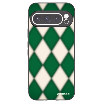 Picasee crna silikonska maskica za Google Pixel 9 Pro - Emerald Diamond