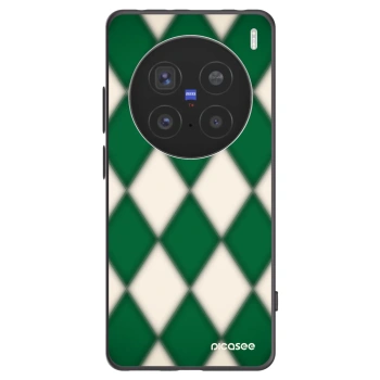 Picasee crna silikonska maskica za Vivo X200 Pro - Emerald Diamond