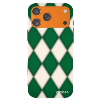 Picasee silikonska prozirna maskica za Apple iPhone 17 Pro Max - Emerald Diamond