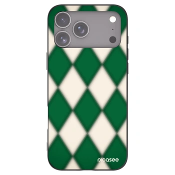 Picasee crna silikonska maskica za Apple iPhone 17 Pro Max - Emerald Diamond