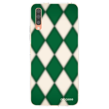 Picasee silikonska prozirna maskica za Samsung Galaxy A70 A705F - Emerald Diamond