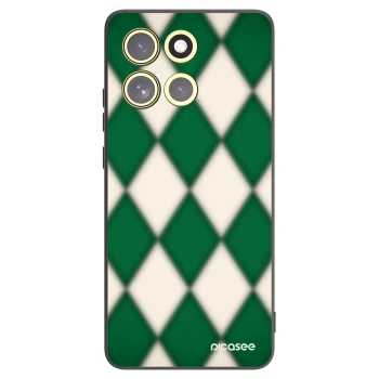 Picasee crna silikonska maskica za Motorola Moto G86 5G - Emerald Diamond