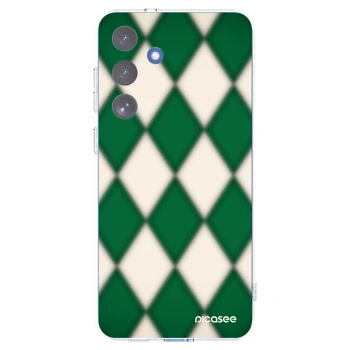 Picasee silikonska prozirna maskica za Samsung Galaxy S25 FE 5G - Emerald Diamond