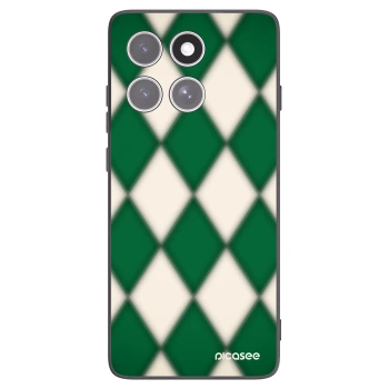 Picasee crna silikonska maskica za Motorola Edge 60 Fusion - Emerald Diamond