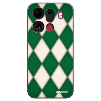 Picasee crna silikonska maskica za OPPO Find X9 Pro - Emerald Diamond
