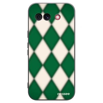 Picasee crna silikonska maskica za Google Pixel 10a - Emerald Diamond
