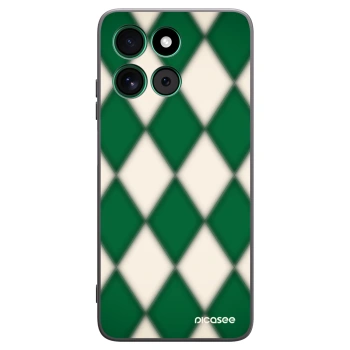 Picasee crna silikonska maskica za Motorola Moto G57 Power - Emerald Diamond