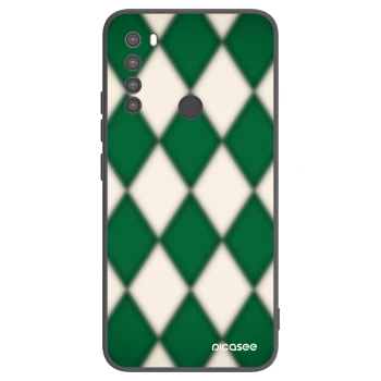 Picasee crna silikonska maskica za Xiaomi Redmi Note 8 - Emerald Diamond