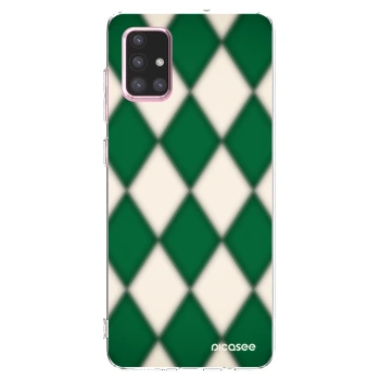 Picasee silikonska prozirna maskica za Samsung Galaxy A71 A715F - Emerald Diamond