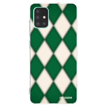 Picasee silikonska prozirna maskica za Samsung Galaxy A51 A515F - Emerald Diamond
