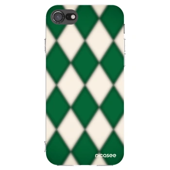 Picasee silikonska prozirna maskica za Apple iPhone SE 2020 - Emerald Diamond