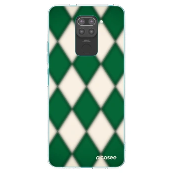 Picasee crna silikonska maskica za Xiaomi Redmi Note 9 - Emerald Diamond