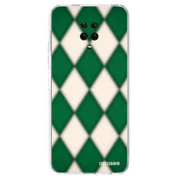 Picasee silikonska prozirna maskica za Xiaomi Redmi Note 9S - Emerald Diamond