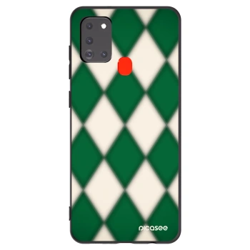 Picasee crna silikonska maskica za Samsung Galaxy A21s - Emerald Diamond