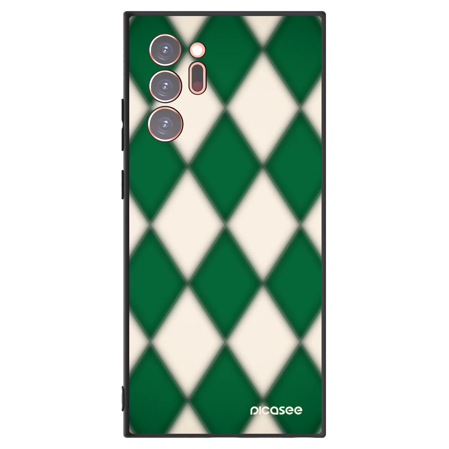 Picasee crna silikonska maskica za Samsung Galaxy Note 20 Ultra - Emerald Diamond
