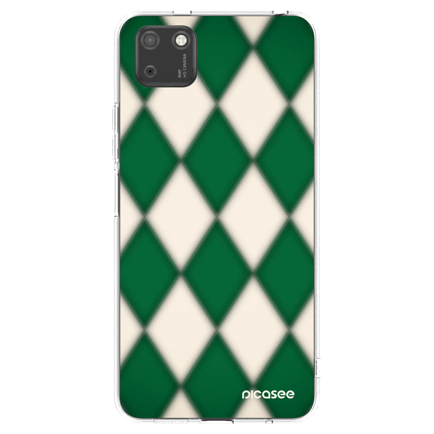 Picasee silikonska prozirna maskica za Huawei Y5P - Emerald Diamond