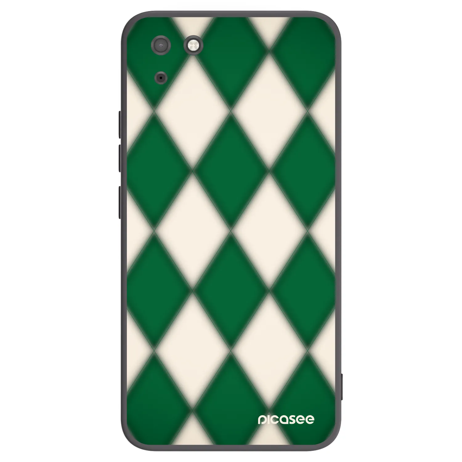 Picasee crna silikonska maskica za Huawei Y5P - Emerald Diamond