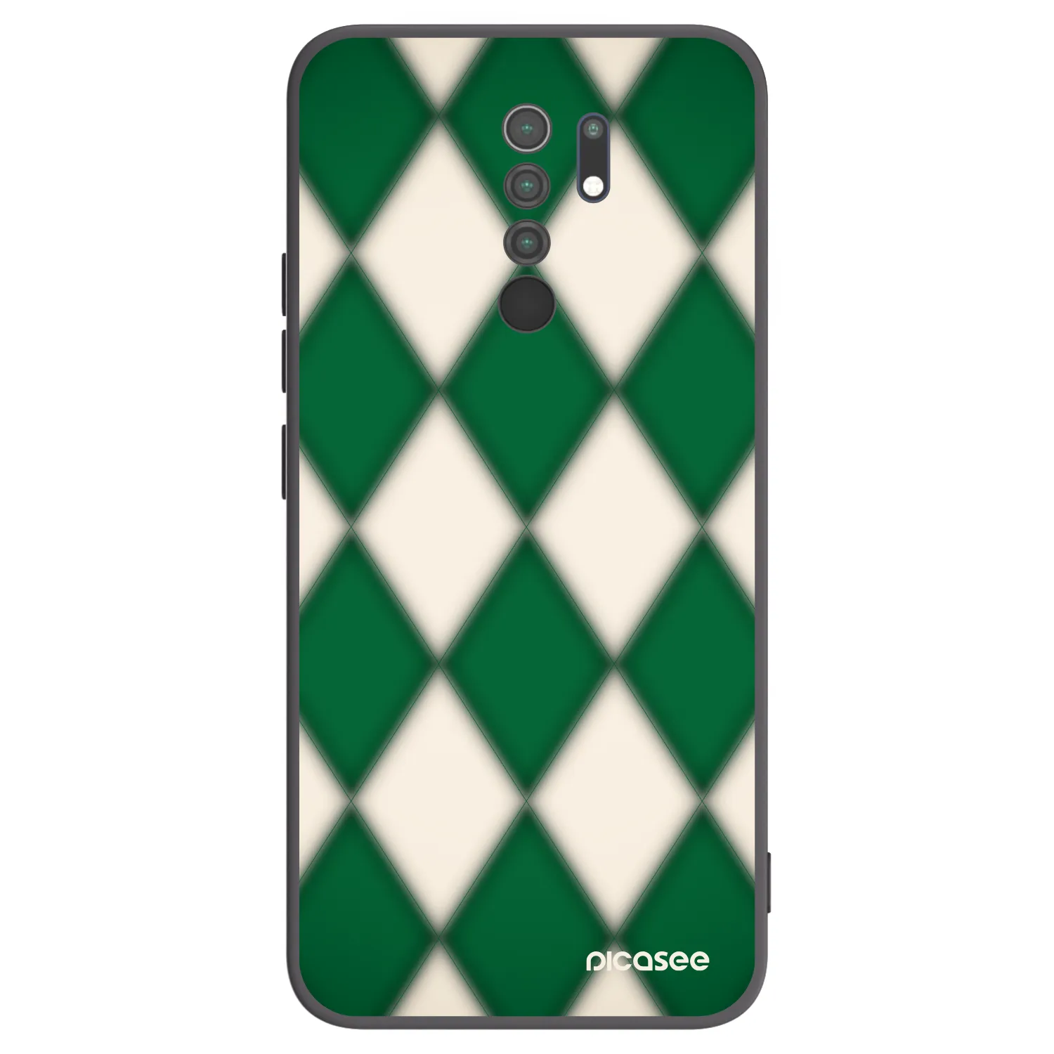 Picasee crna silikonska maskica za Xiaomi Redmi 9 - Emerald Diamond