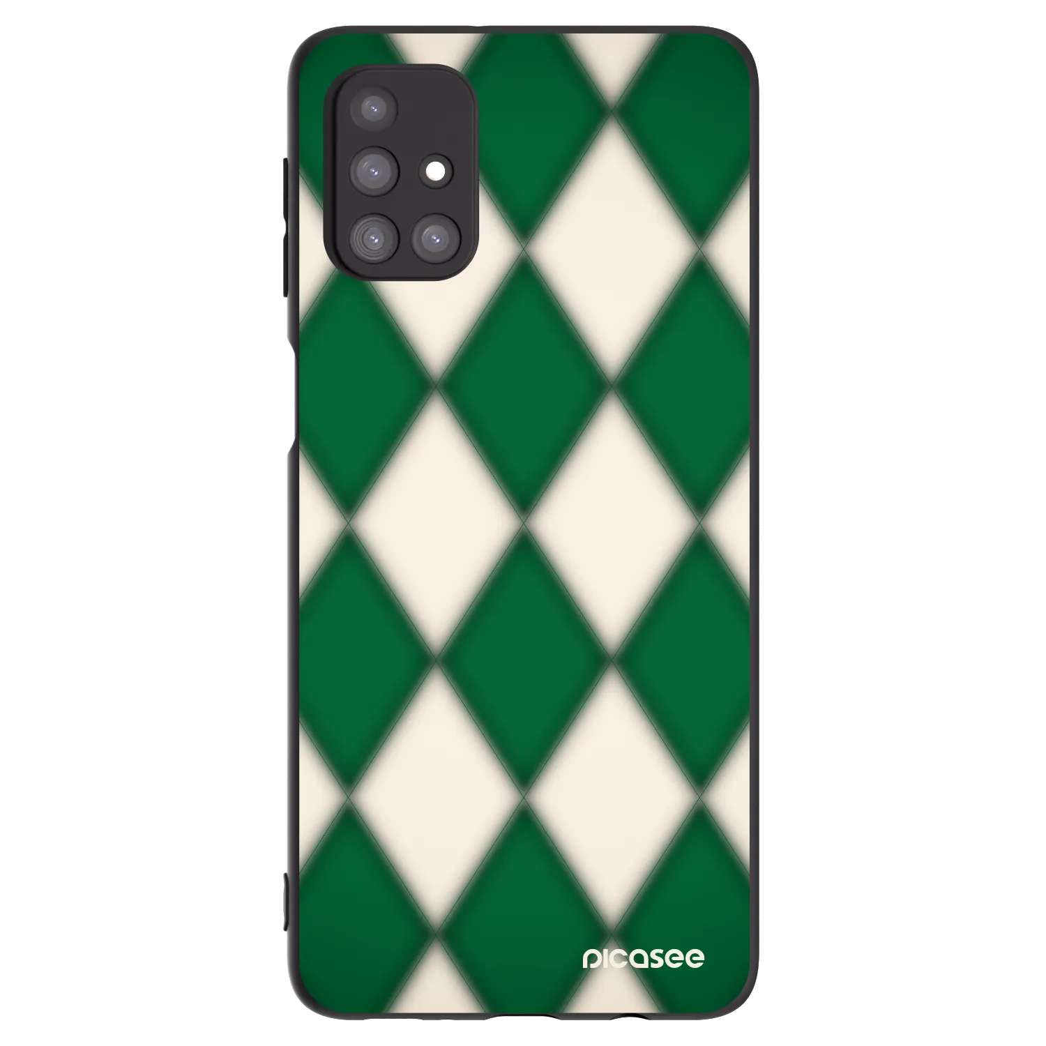 Picasee crna silikonska maskica za Samsung Galaxy M31s - Emerald Diamond