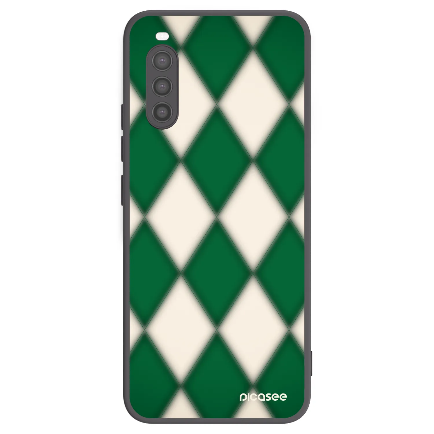 Picasee crna silikonska maskica za Sony Xperia 10 II - Emerald Diamond