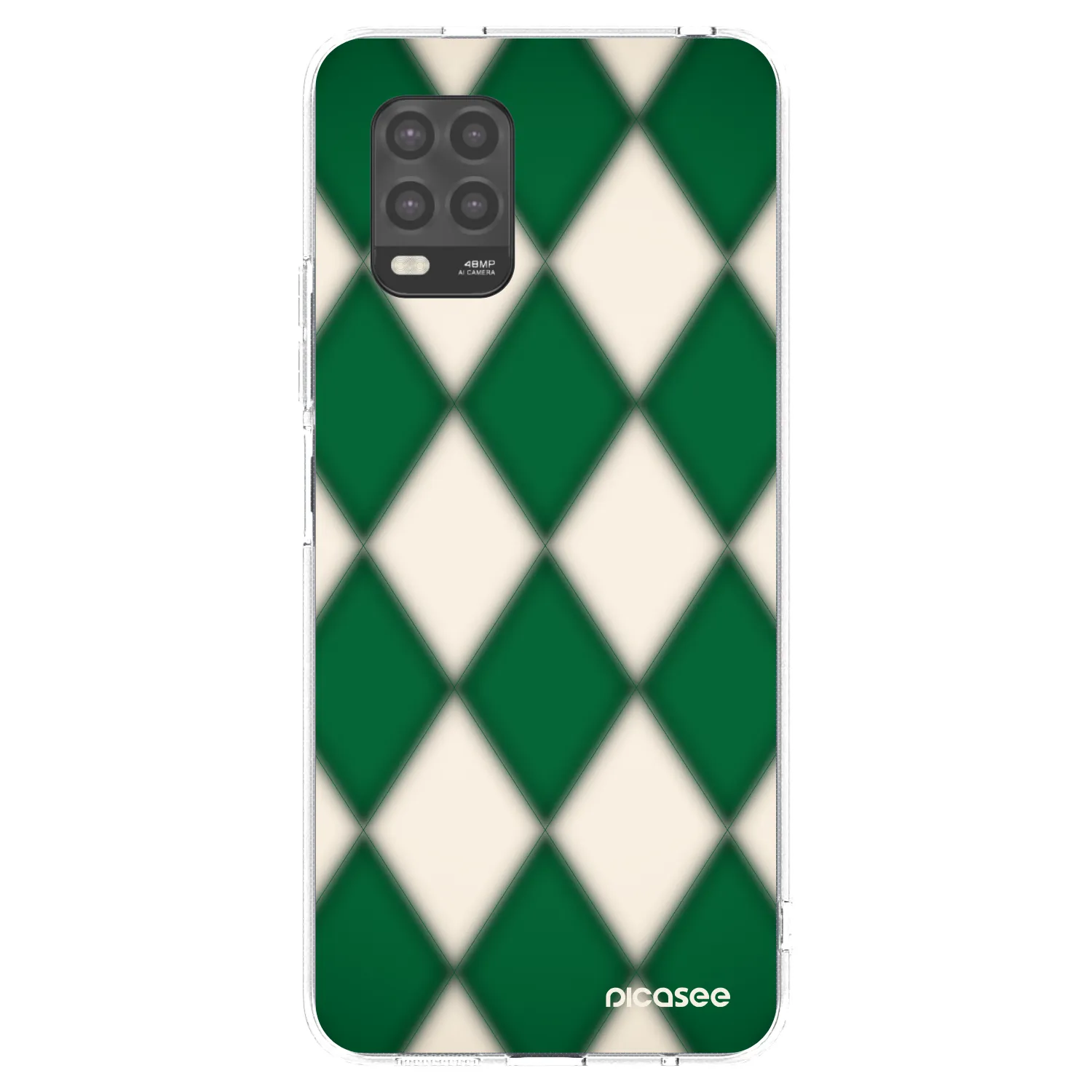 Picasee silikonska prozirna maskica za Xiaomi Mi 10 Lite - Emerald Diamond