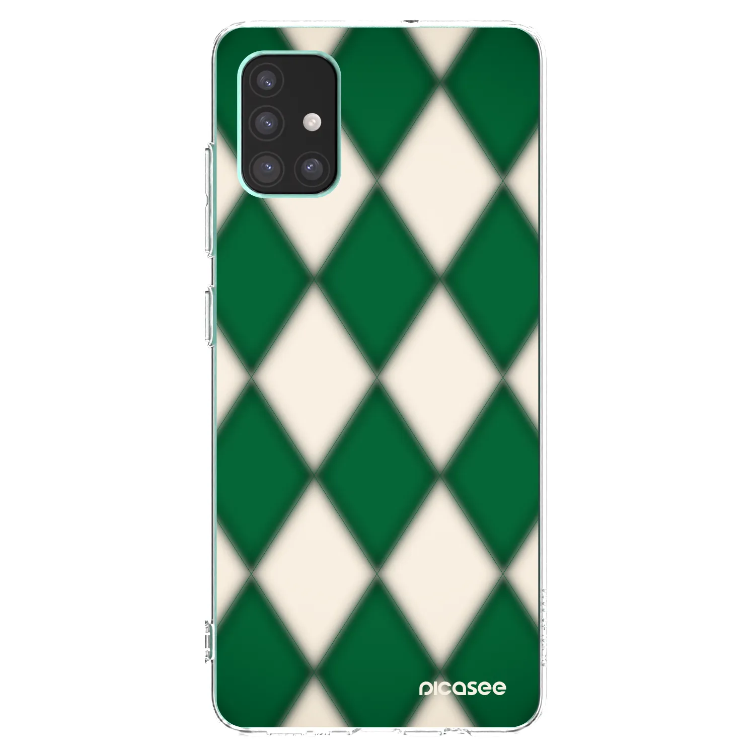 Picasee silikonska prozirna maskica za Samsung Galaxy M51 M515F - Emerald Diamond