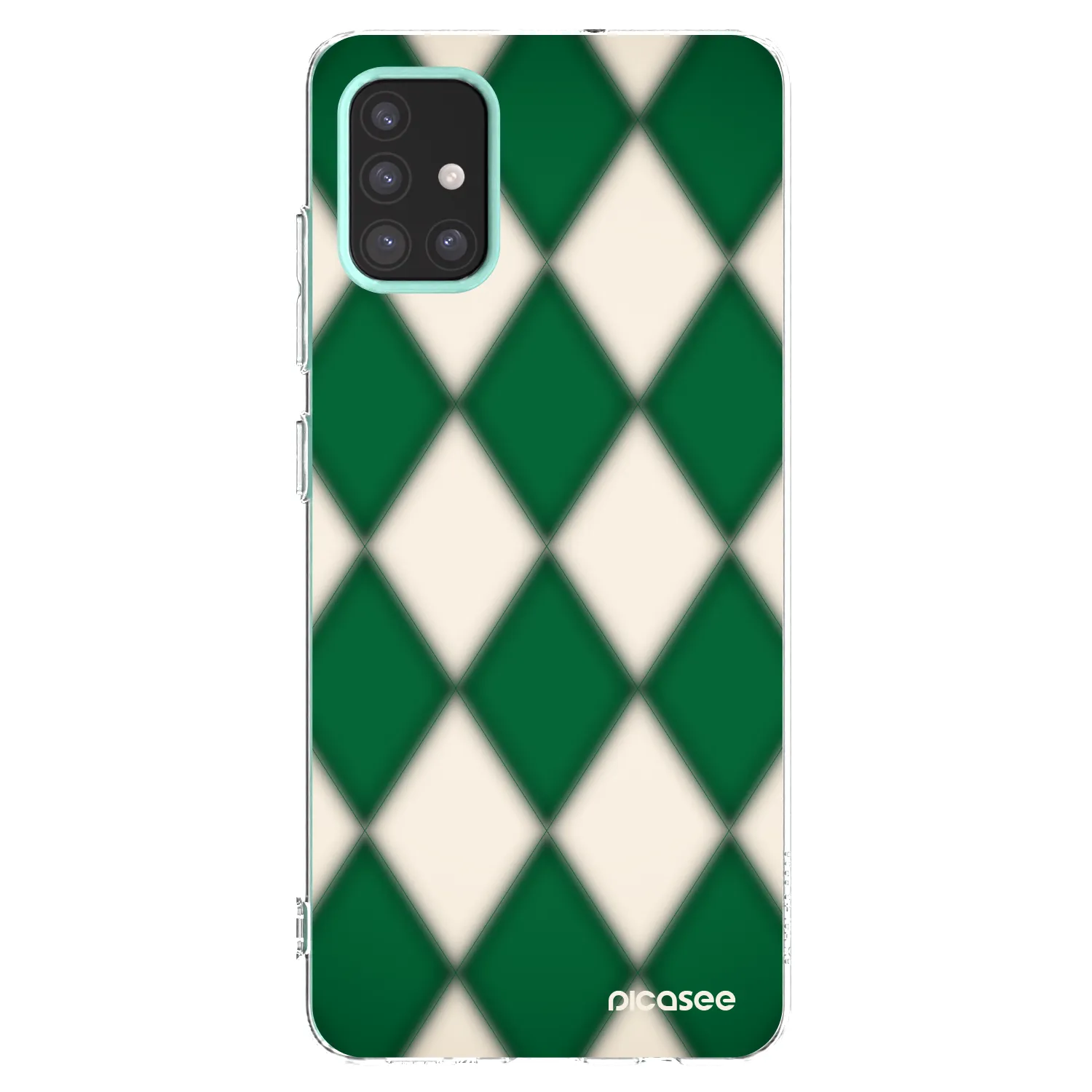Picasee silikonska prozirna maskica za Samsung Galaxy M31s - Emerald Diamond