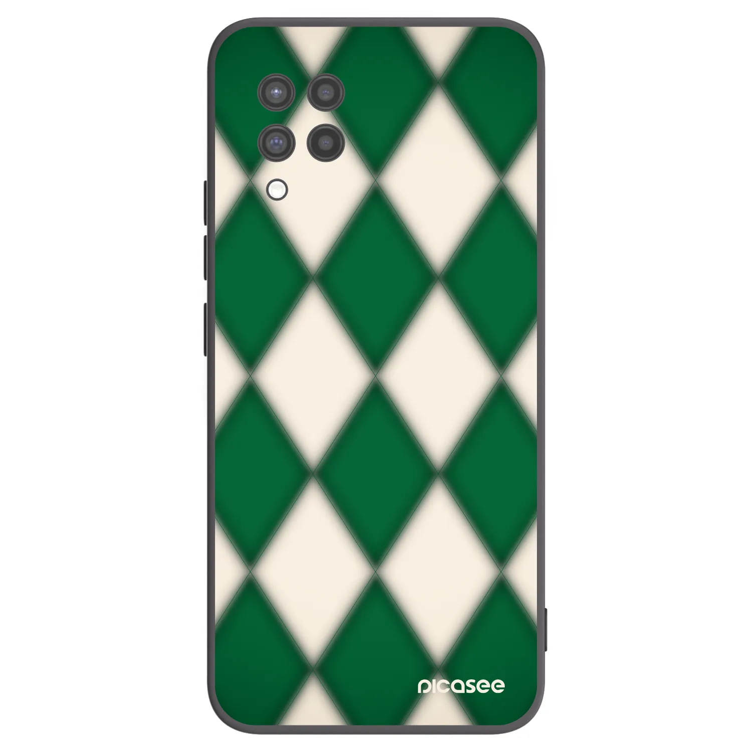 Picasee crna silikonska maskica za Samsung Galaxy A42 A426B - Emerald Diamond