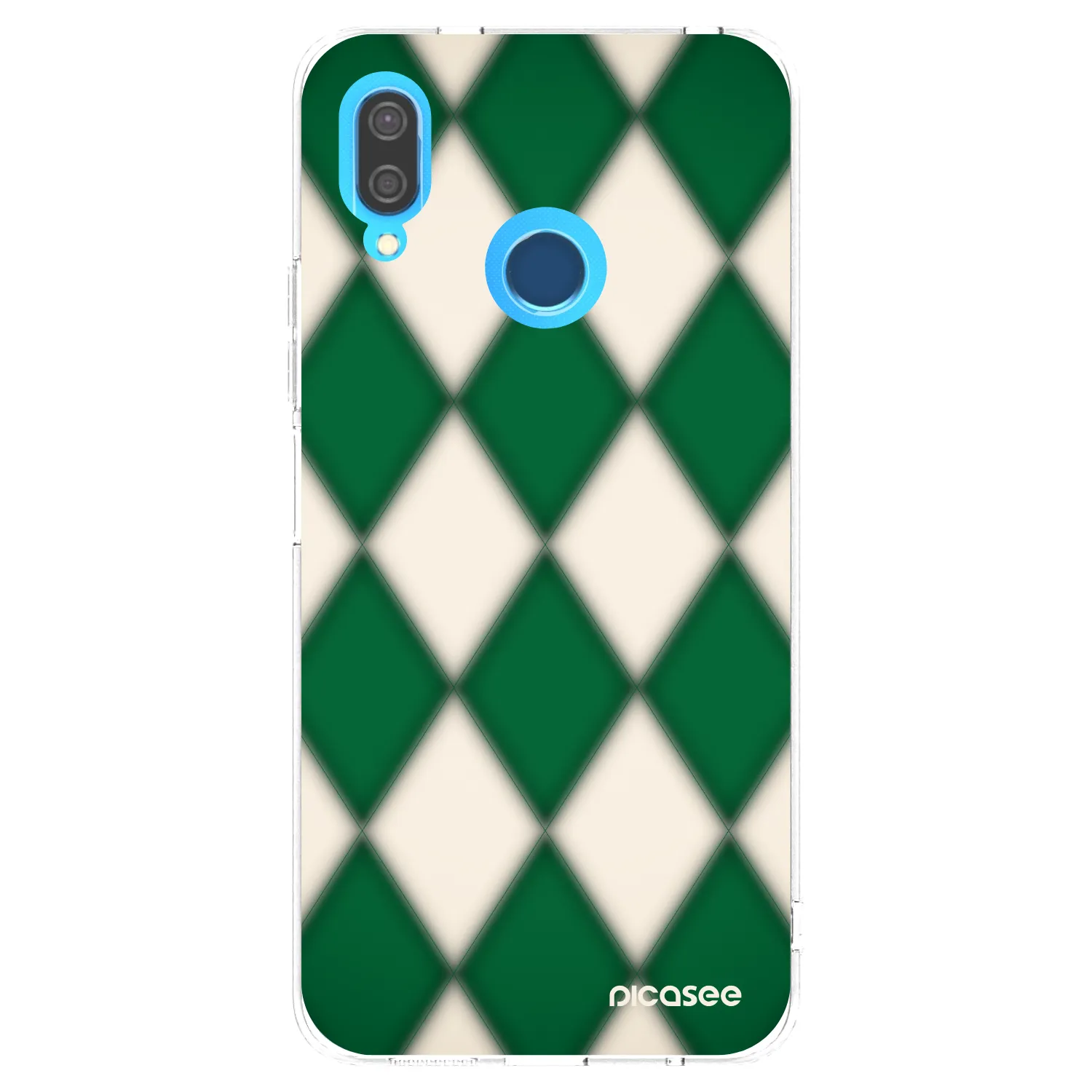 Picasee silikonska prozirna maskica za Huawei P20 Lite - Emerald Diamond