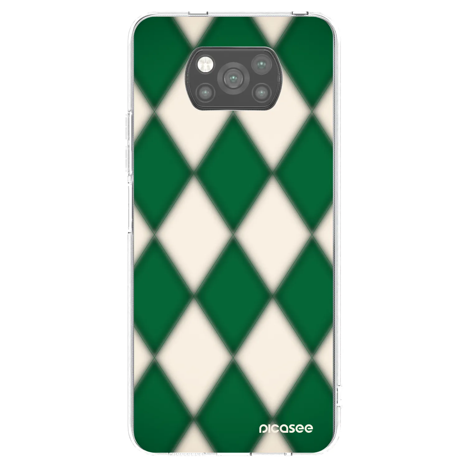 Picasee crna silikonska maskica za Xiaomi Poco X3 Pro - Emerald Diamond
