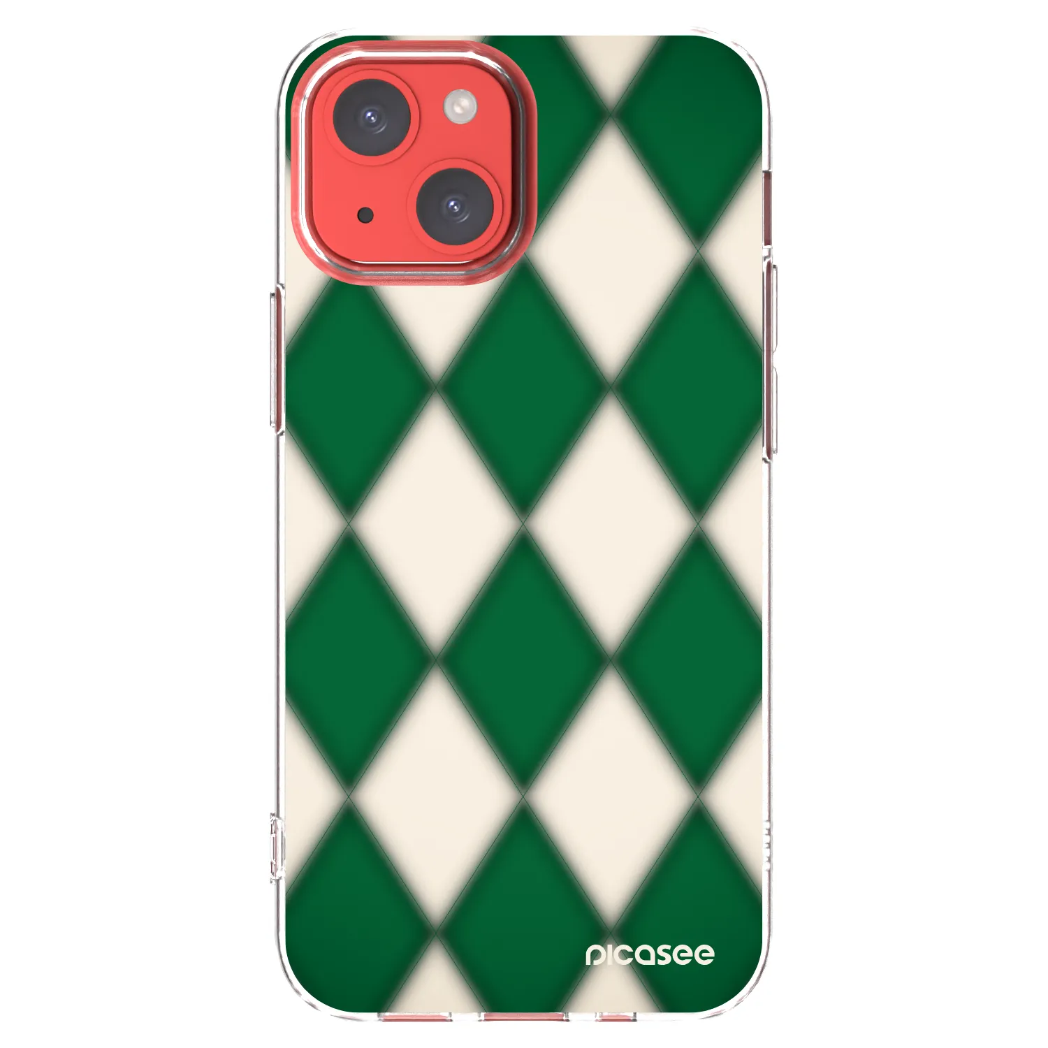 Picasee silikonska prozirna maskica za Apple iPhone 13 mini - Emerald Diamond