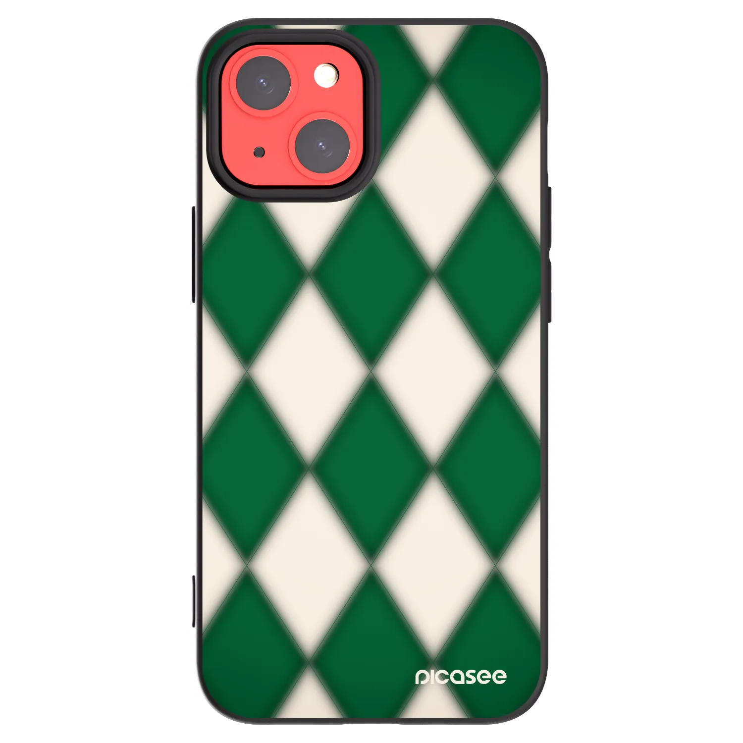 Picasee crna silikonska maskica za Apple iPhone 13 mini - Emerald Diamond