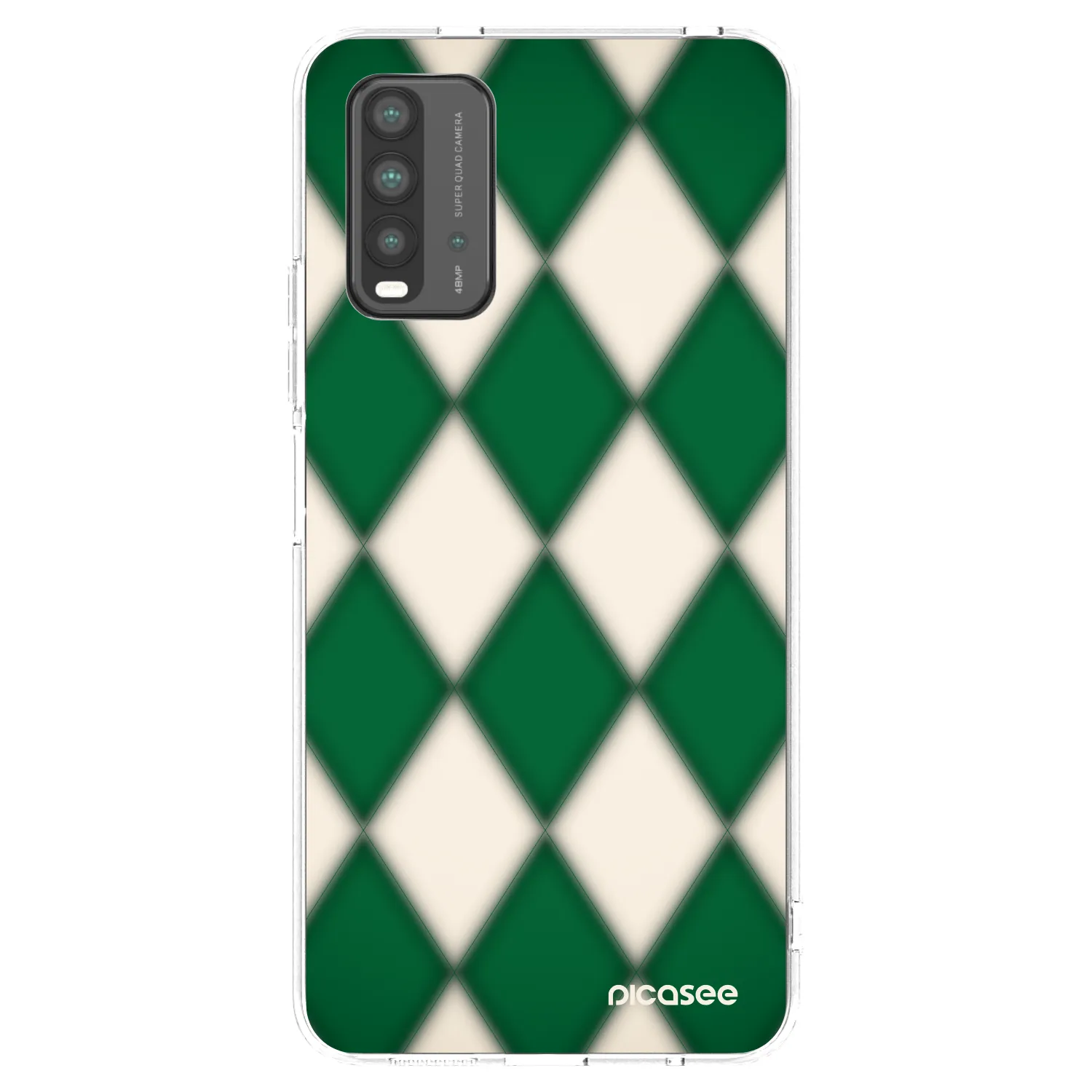 Picasee silikonska prozirna maskica za Xiaomi Redmi 9T - Emerald Diamond