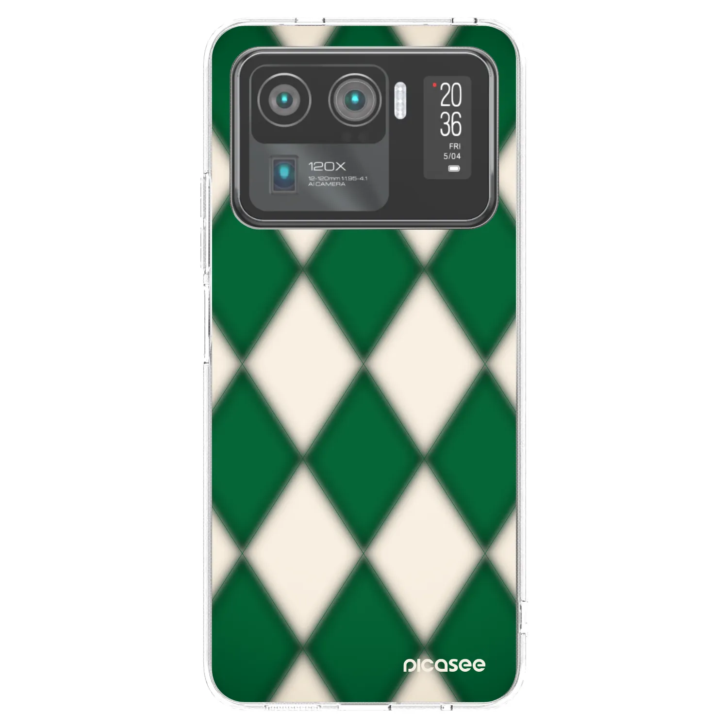 Picasee silikonska prozirna maskica za Xiaomi Mi 11 Ultra - Emerald Diamond