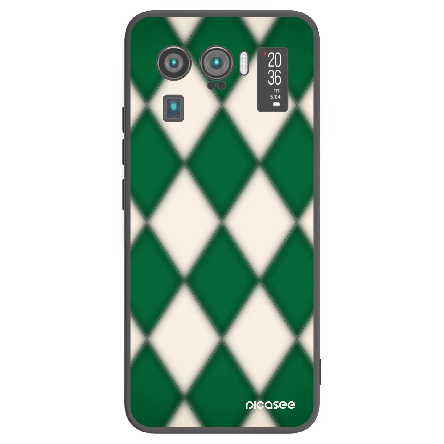Picasee crna silikonska maskica za Xiaomi Mi 11 Ultra - Emerald Diamond