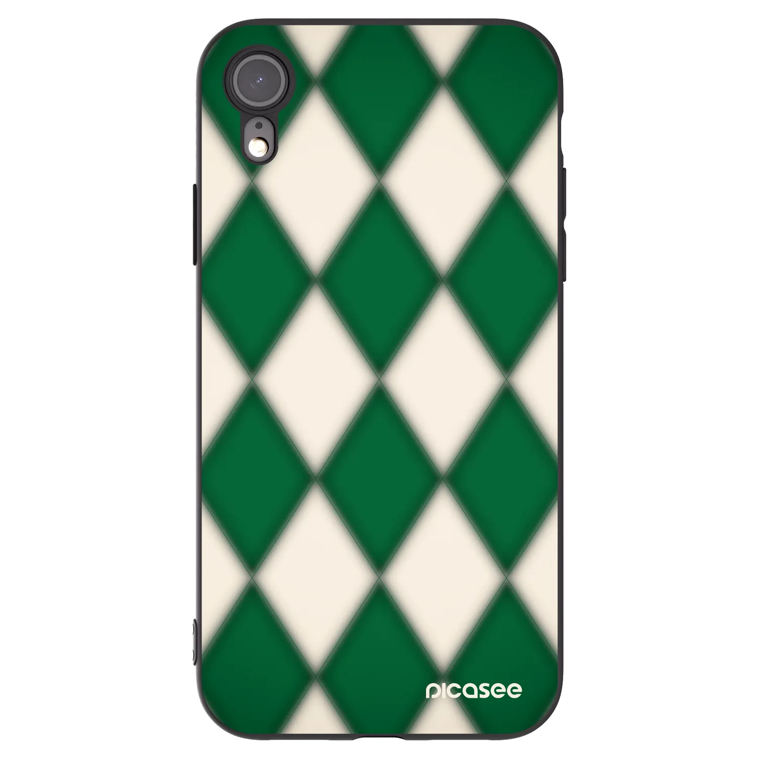 Picasee crna silikonska maskica za Apple iPhone 6 Plus/6S Plus - Emerald Diamond