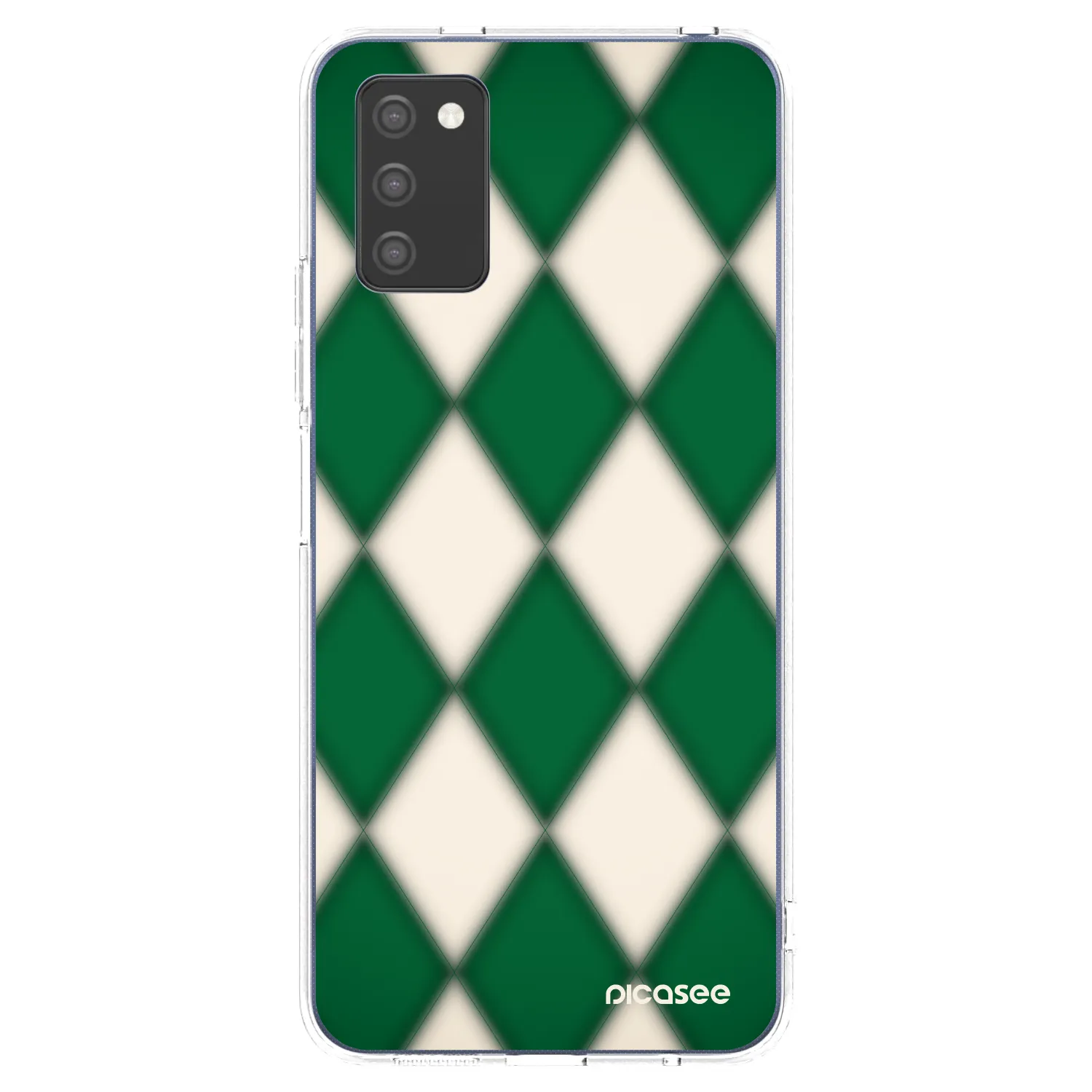 Picasee silikonska prozirna maskica za Samsung Galaxy A02s A025G - Emerald Diamond