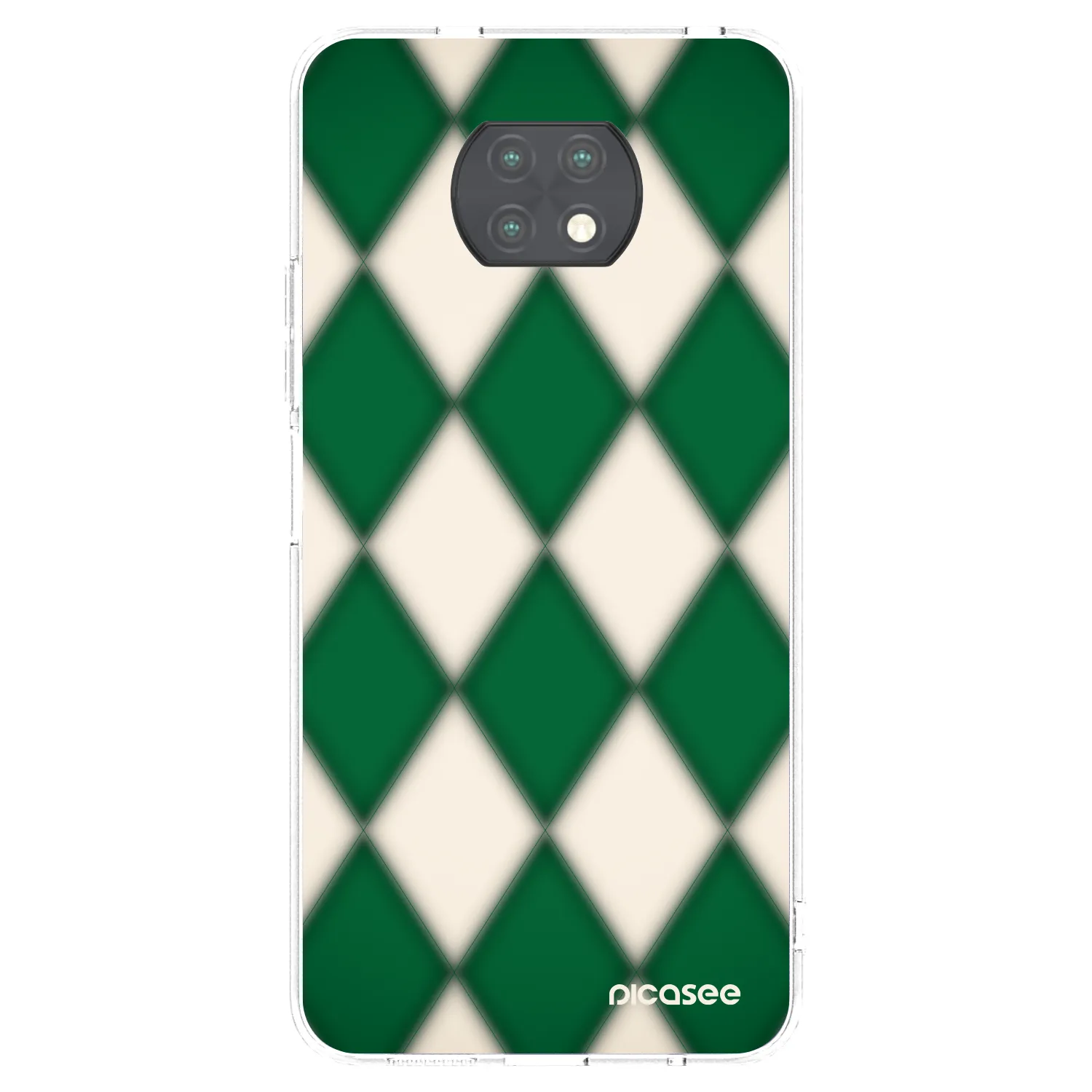 Picasee silikonska prozirna maskica za Xiaomi Redmi Note 9T - Emerald Diamond