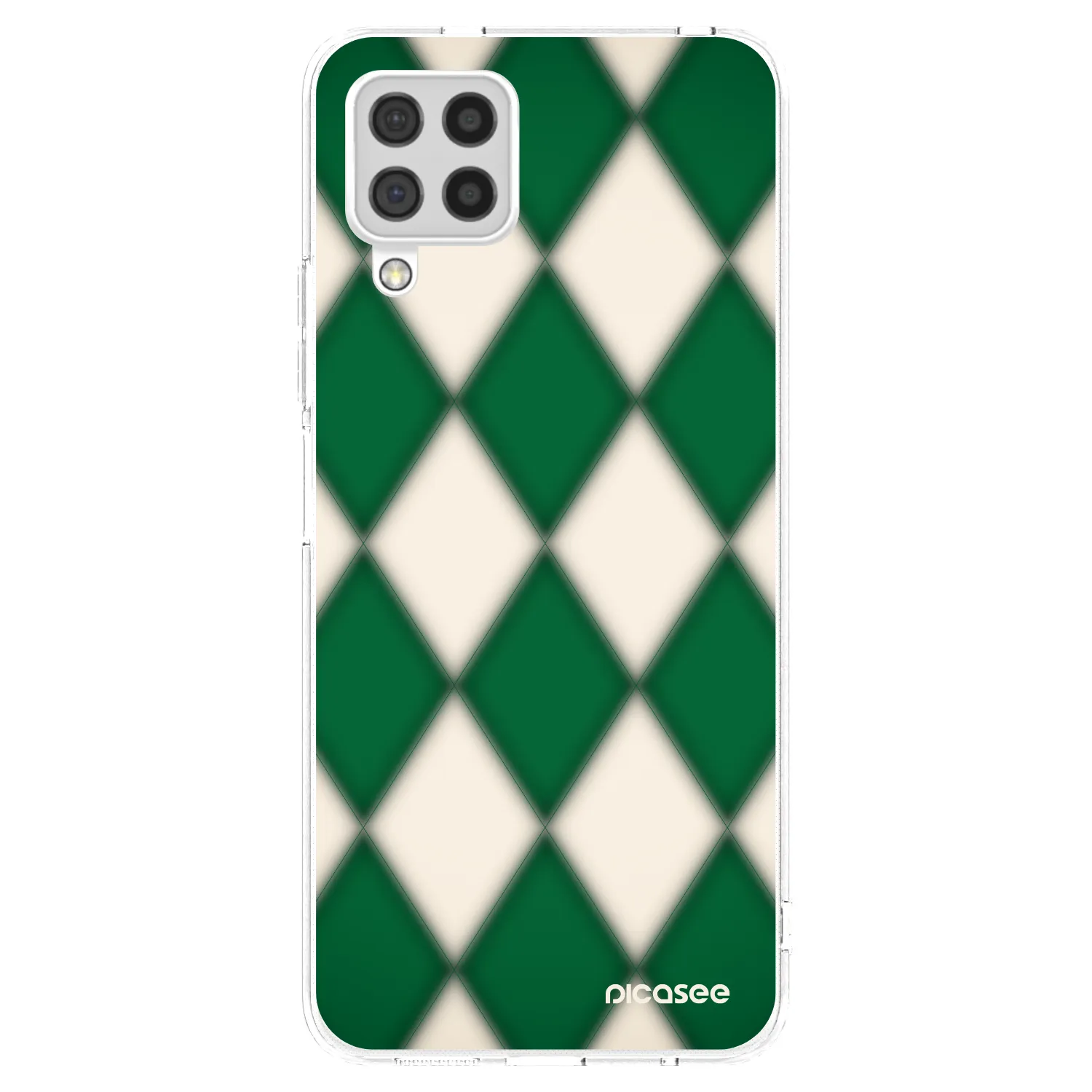 Picasee silikonska prozirna maskica za Samsung Galaxy A22 A225F 4G - Emerald Diamond