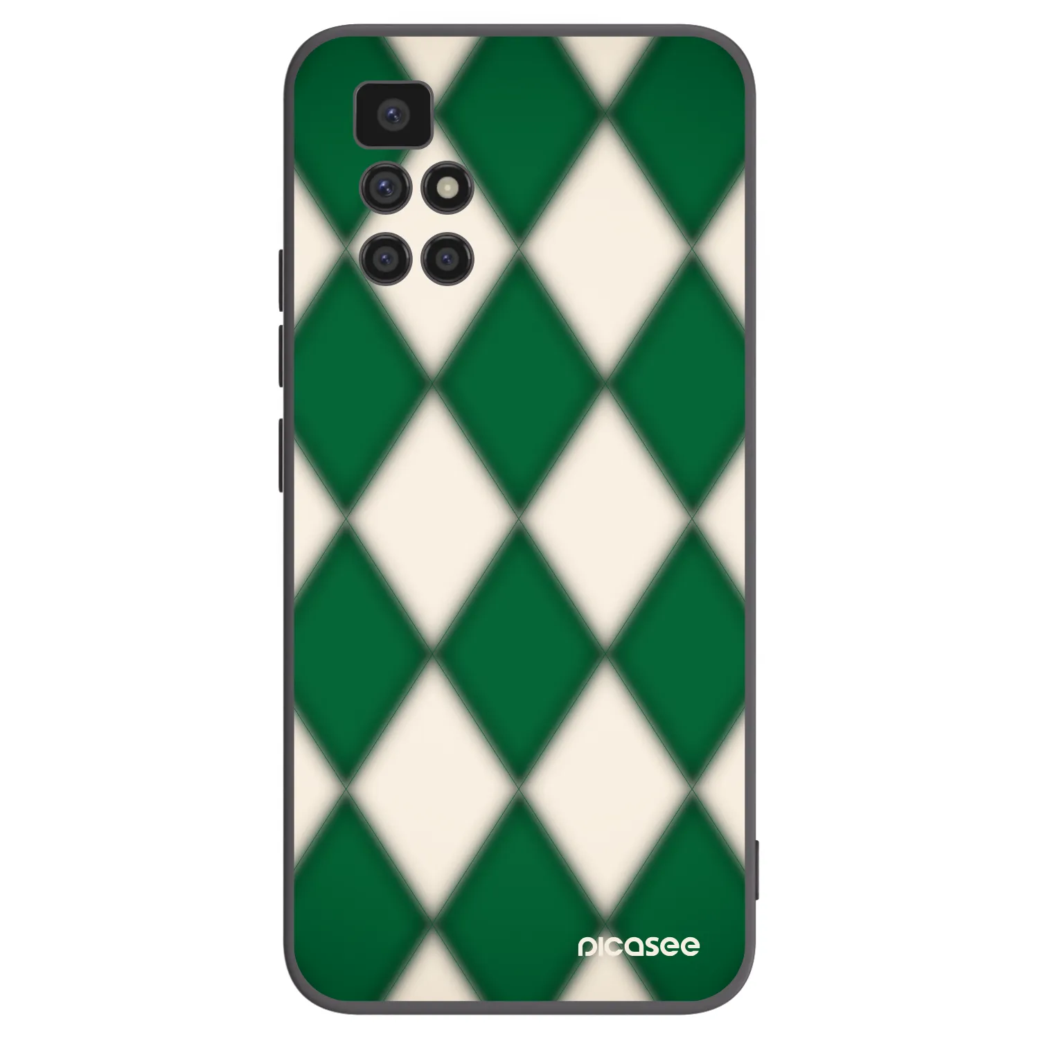 Picasee crna silikonska maskica za Xiaomi Redmi 10 - Emerald Diamond