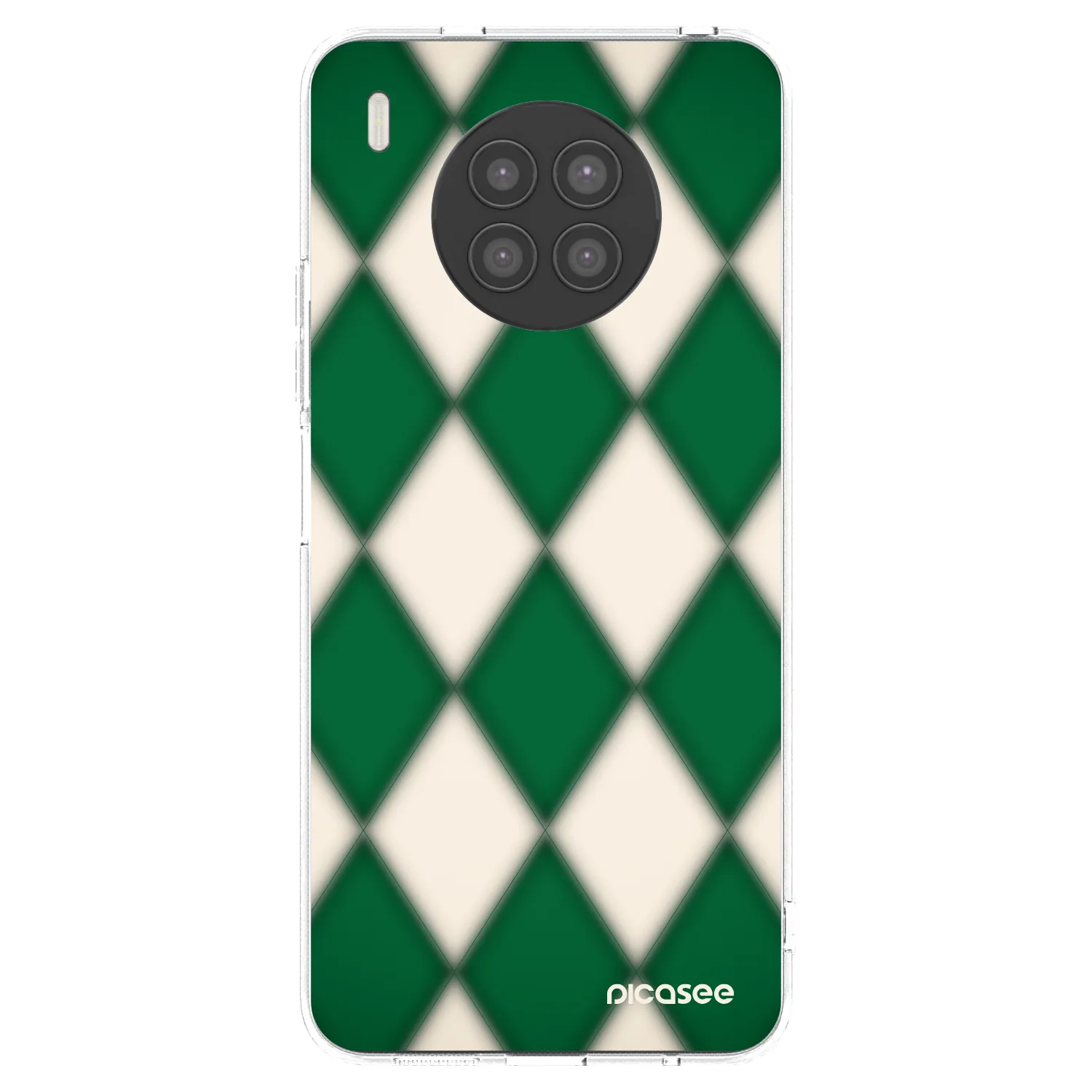 Picasee silikonska prozirna maskica za Huawei Nova 8i - Emerald Diamond