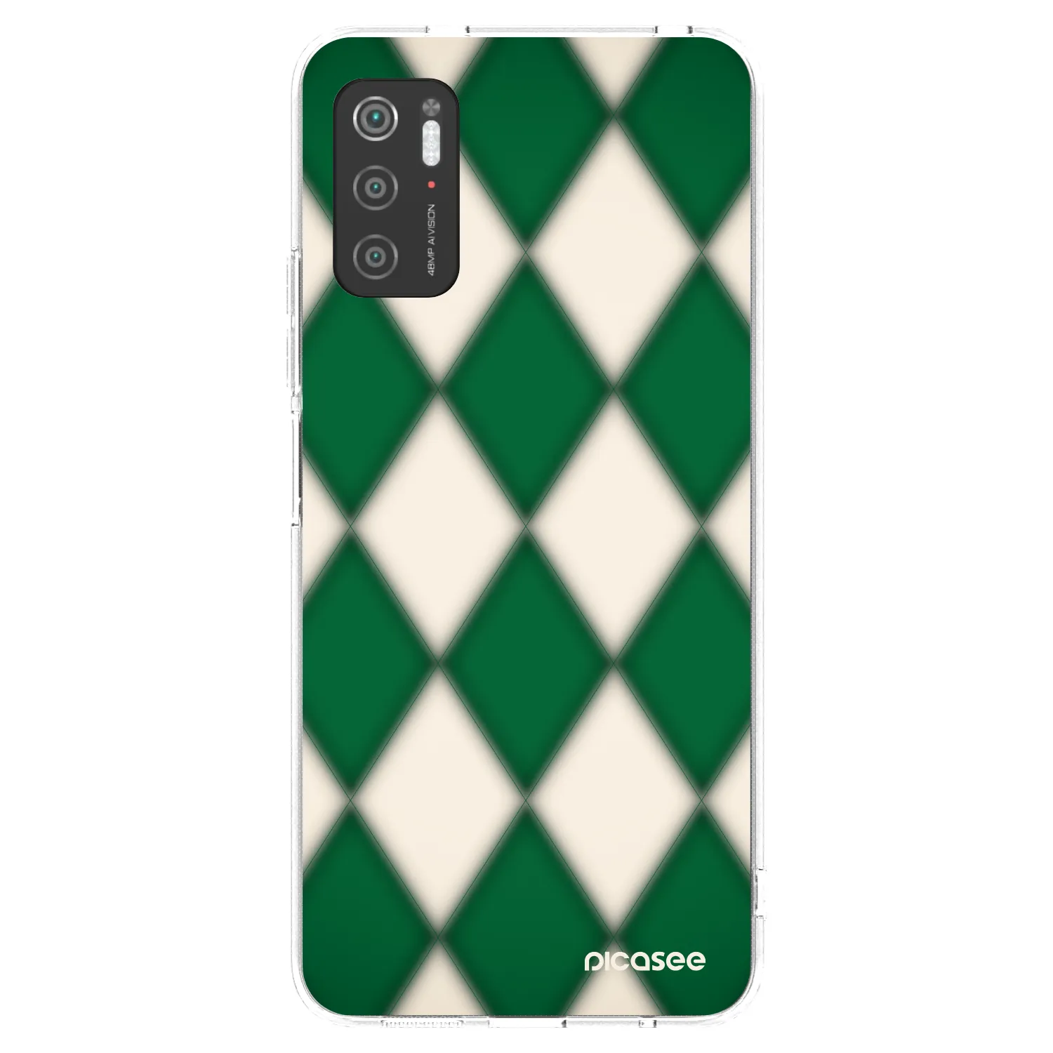 Picasee silikonska prozirna maskica za Xiaomi Poco M3 Pro 5G - Emerald Diamond