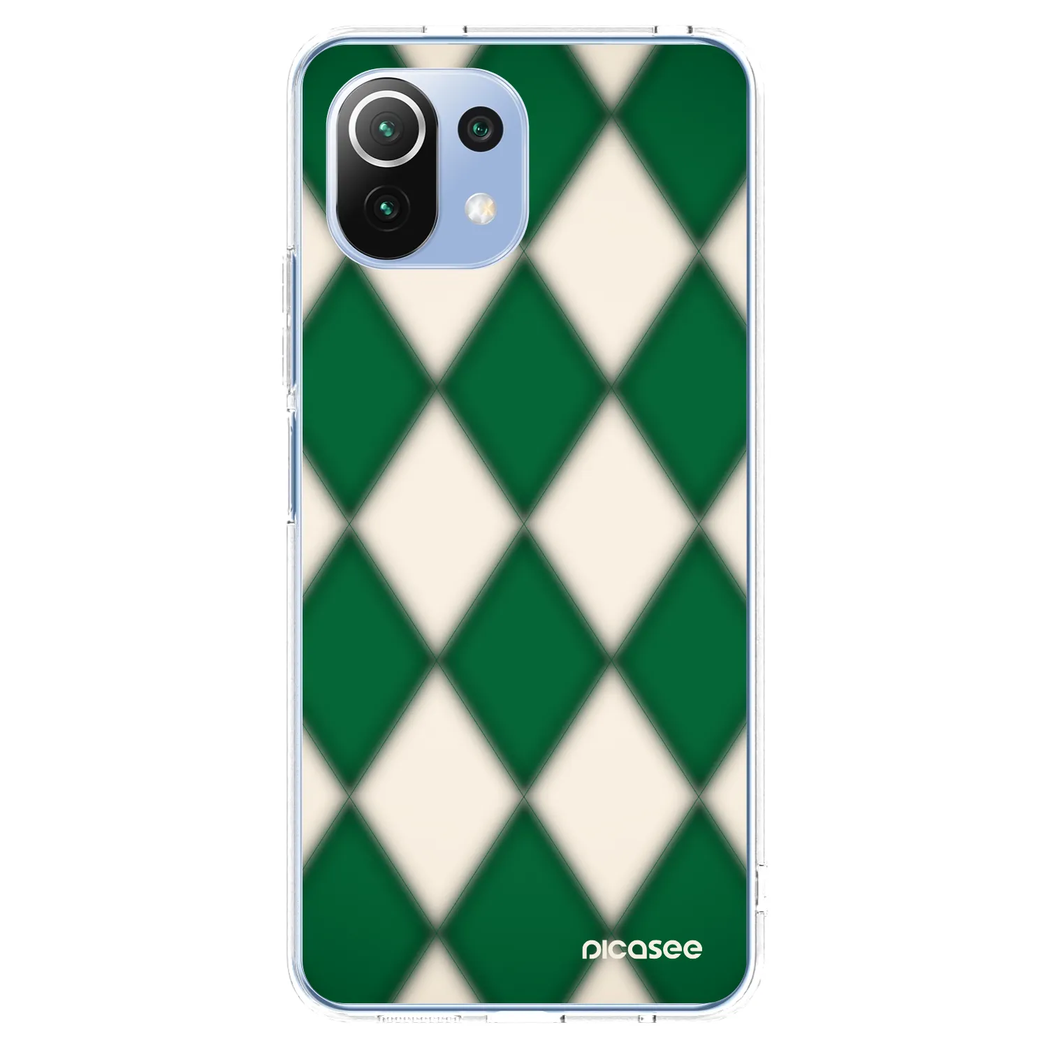 Picasee silikonska prozirna maskica za Xiaomi 11 Lite 5G NE - Emerald Diamond