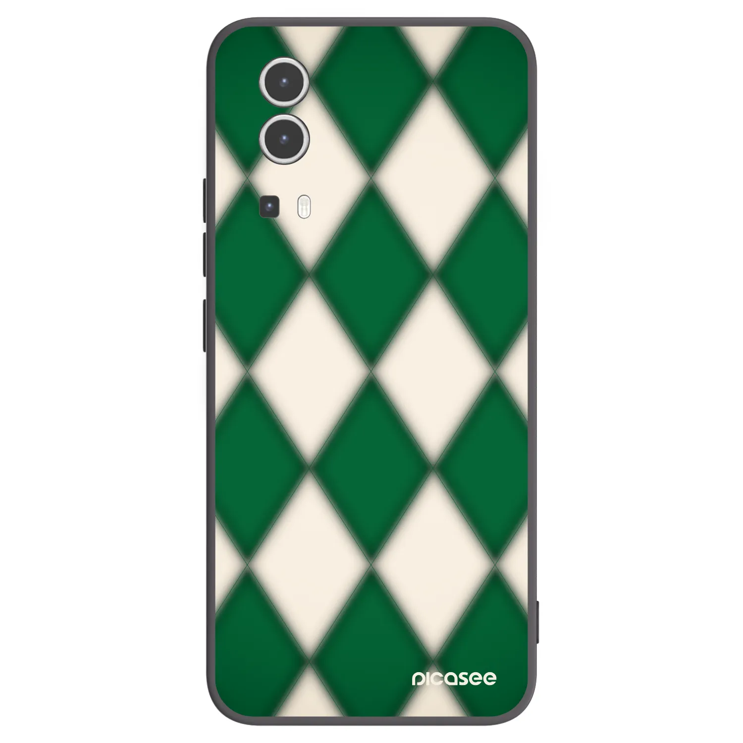 Picasee crna silikonska maskica za Vivo Y72 5G - Emerald Diamond