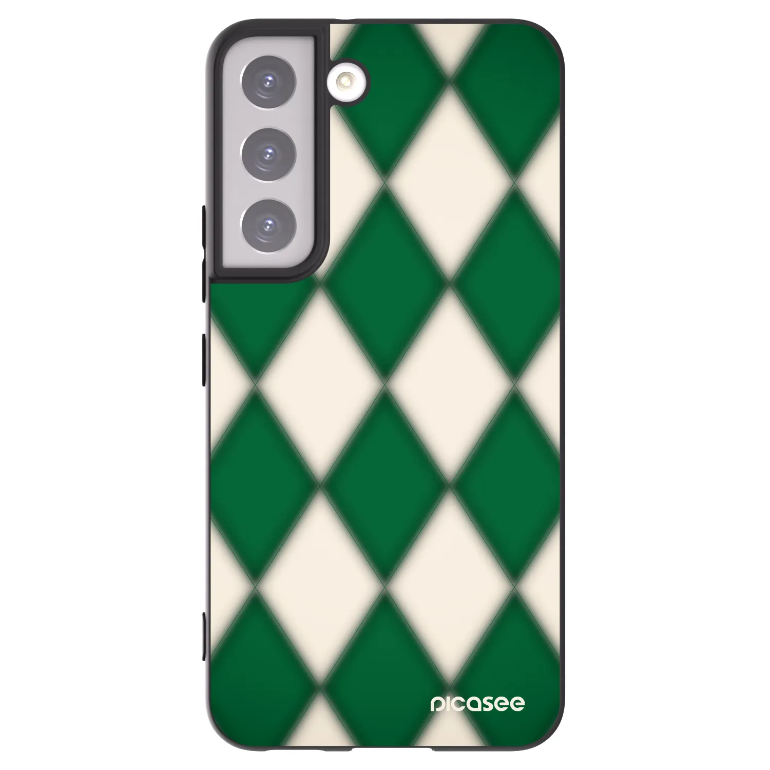 Picasee crna silikonska maskica za Samsung Galaxy S22 5G - Emerald Diamond