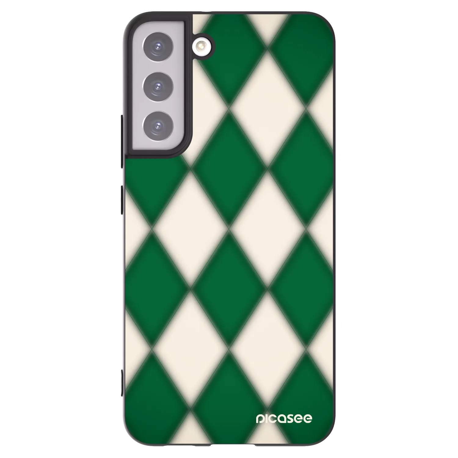 Picasee crna silikonska maskica za Samsung Galaxy S22+ 5G - Emerald Diamond