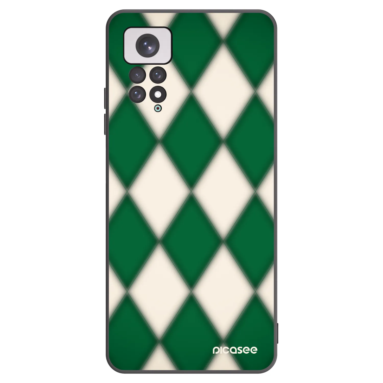 Picasee crna silikonska maskica za Xiaomi Redmi Note 11 - Emerald Diamond